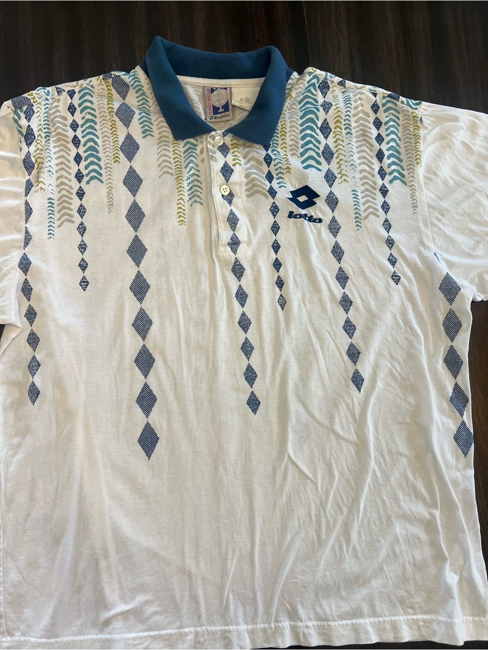 Vintage Lotto Tennis Italiano Polo Shirt